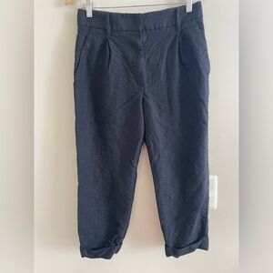 Brunello Cucinelli thick wool front seam cropped trouser pant Size US6/EU38/I42